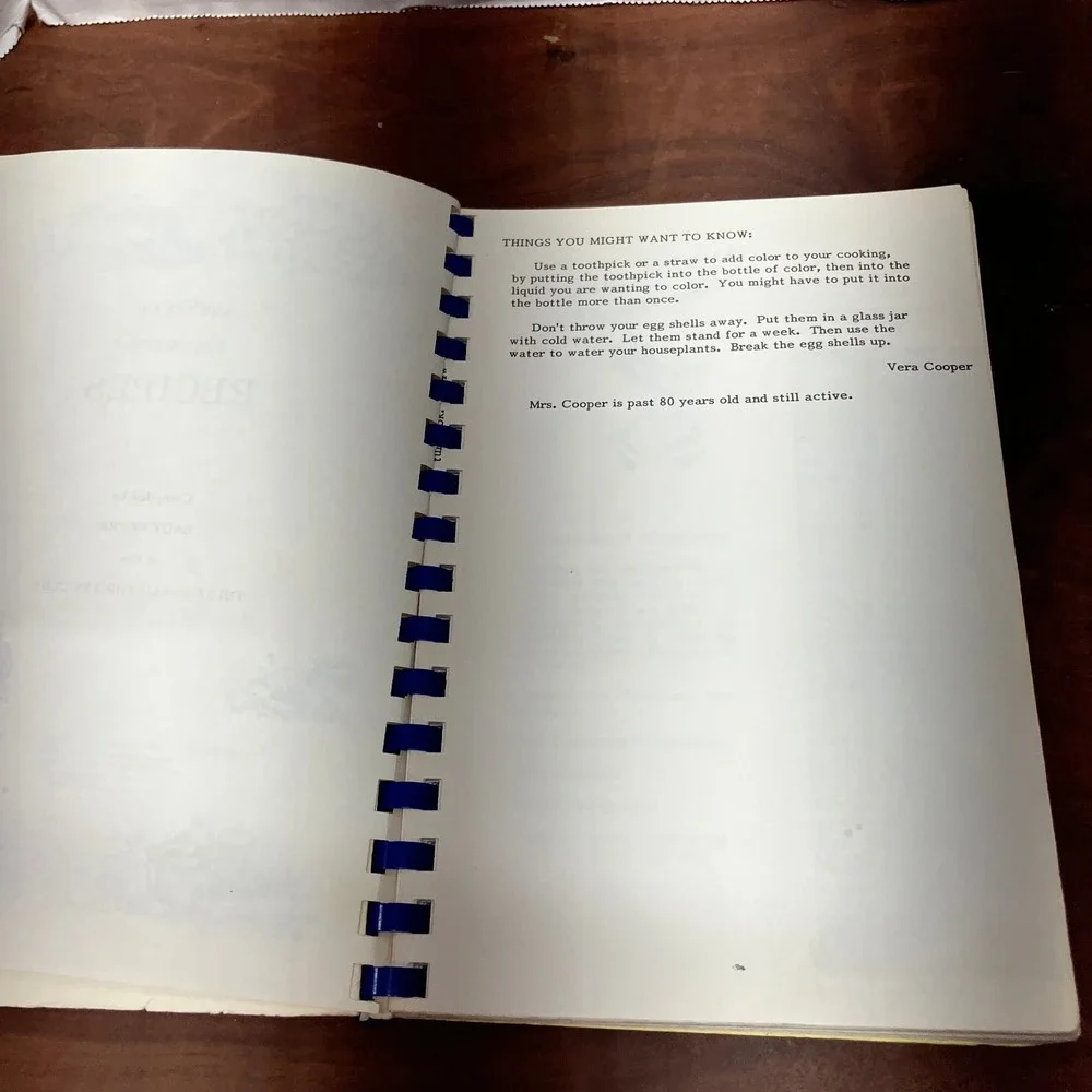 Cookbook Tulsa Oklahoma Early Ford V8 Club 1988 Regional Group Recipes Spiral